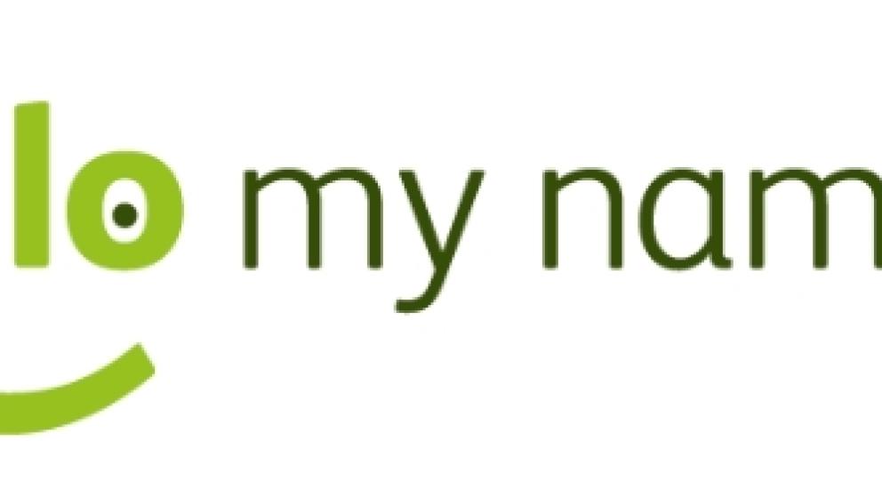 Hello my name is logo