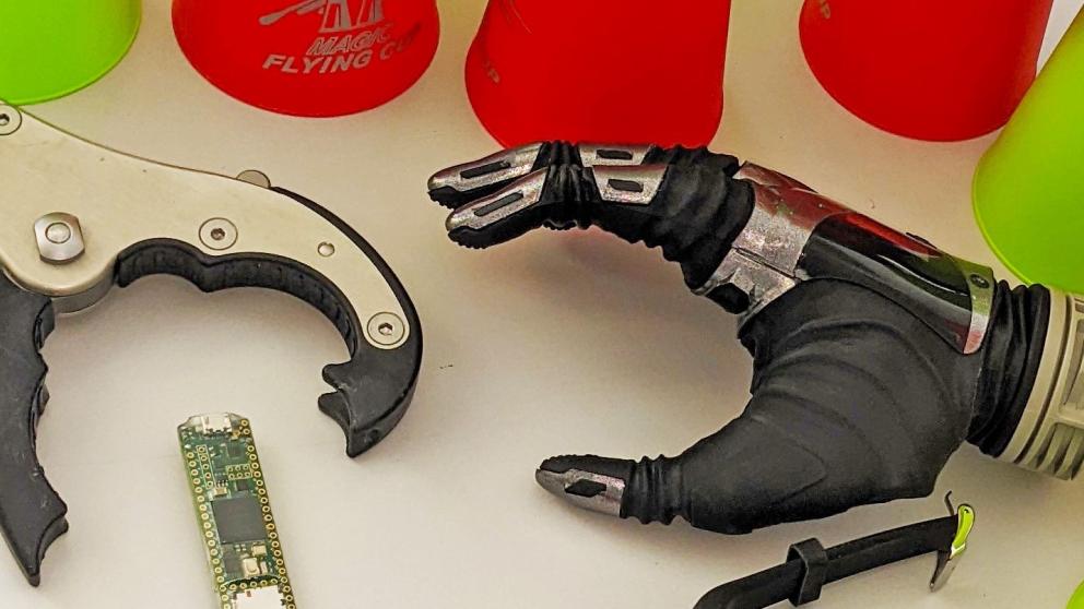 Items from a prosthetics engagement toolkit