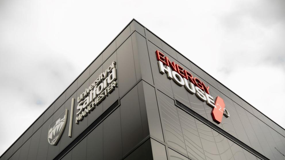 External view of Energy House 2.0, University of Salford