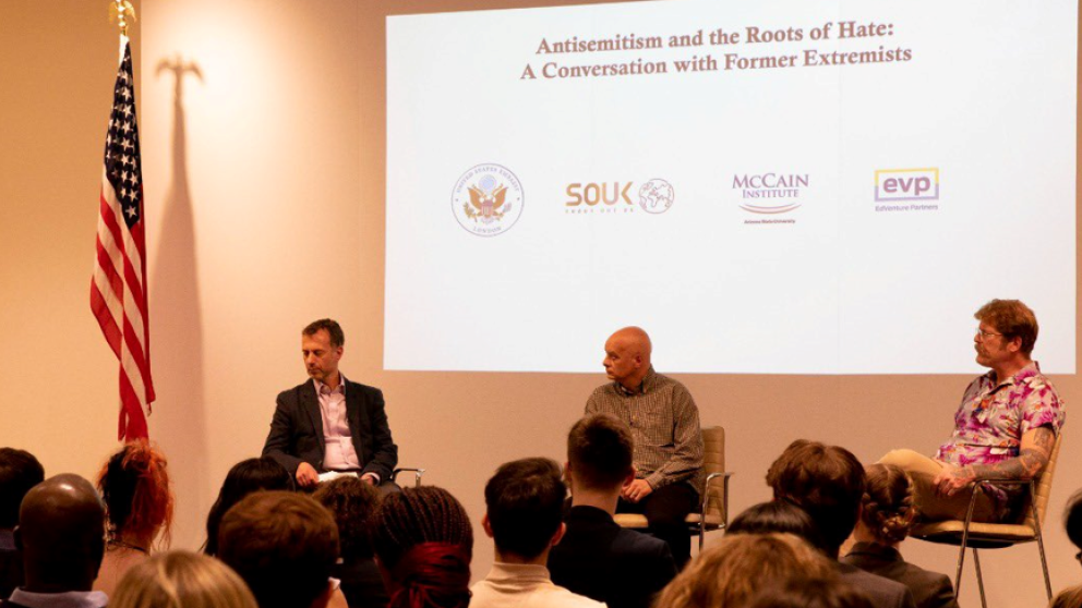 US Embassy policing visit May 22