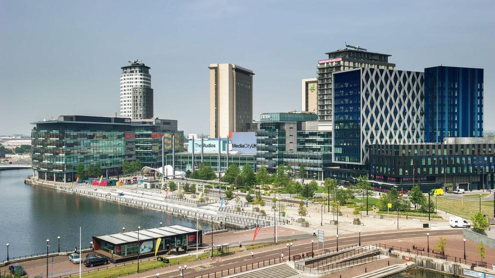 MediaCity skyline
