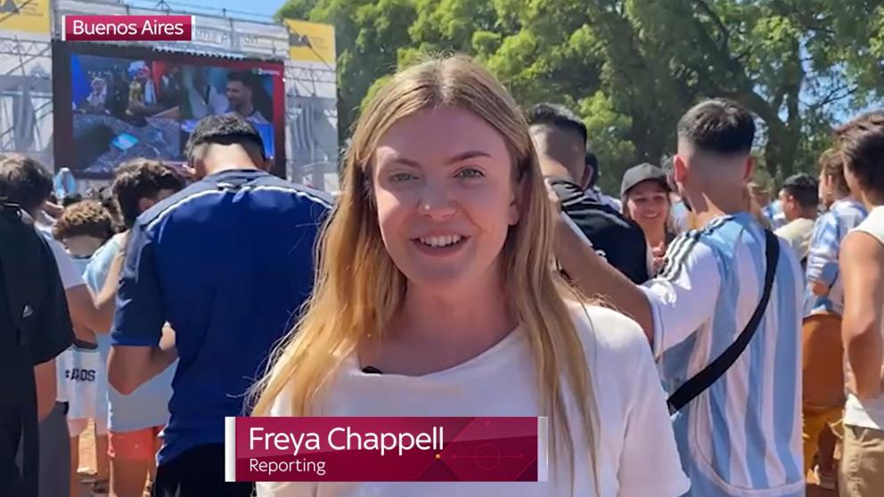 Freya Chappell reporting from Buenos Aires