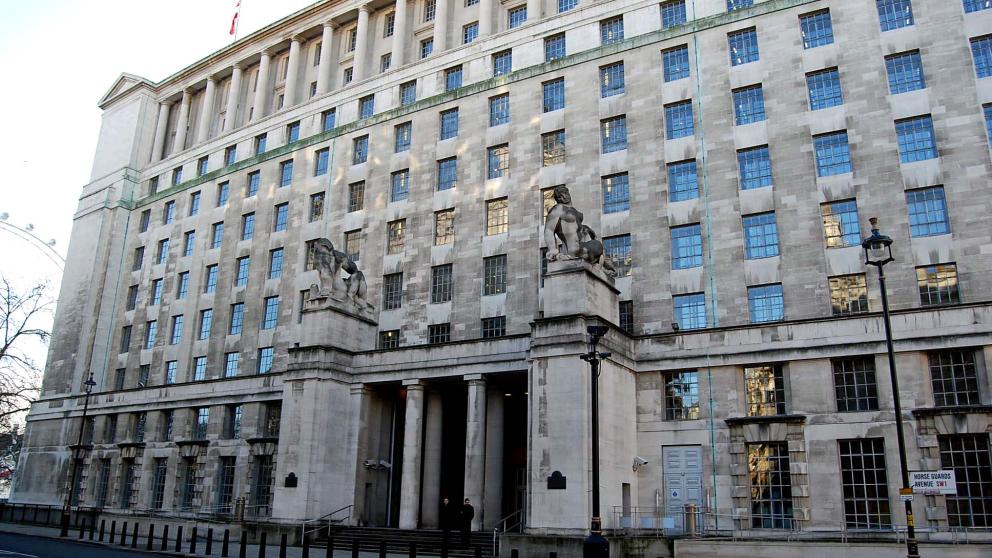 Image is of Ministry of Defence's London headquarters