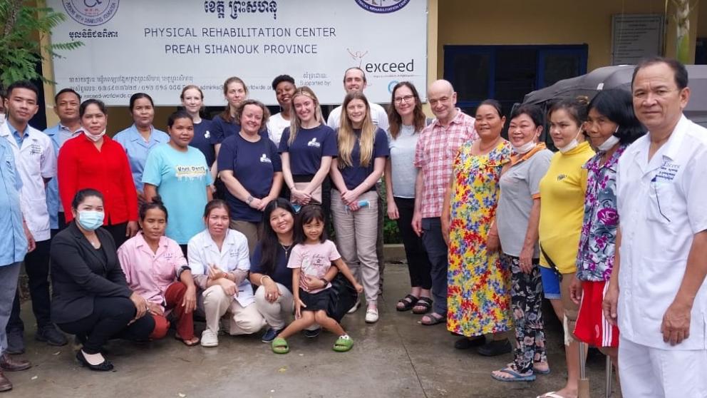 The CDT group at Sihanoukville, Cambodia