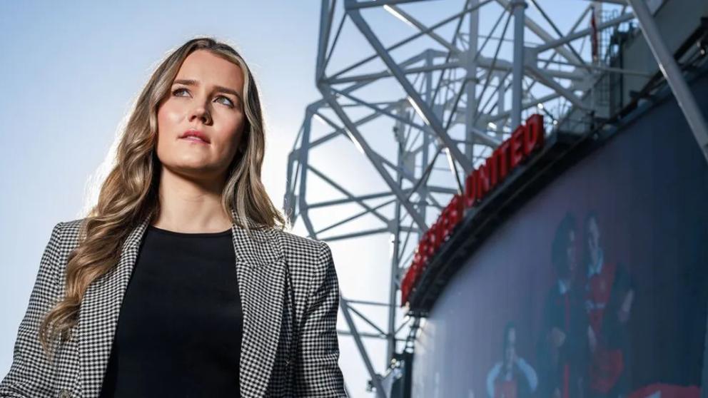 Pien Meulensteen stood by a sports stadium