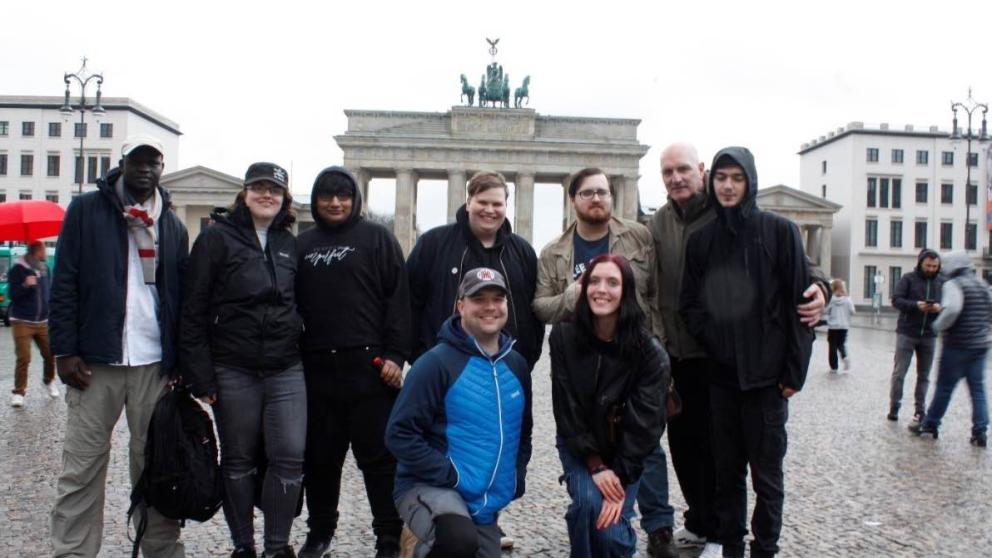 Politics and contemporary history students on a field trip in Berlin