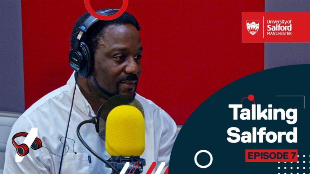 Image is the thumbnail for Episode 7 of Talking Salford 