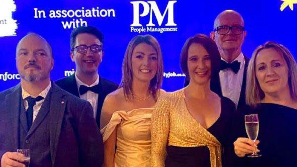 University of Salford HR Team at CIPD Awards