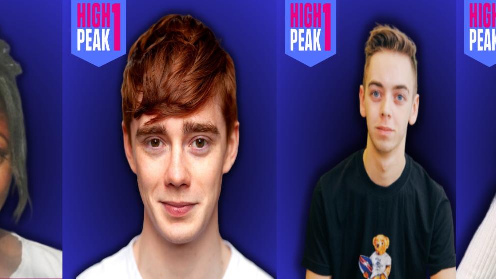 High Peak crew left to right Grace McIntosh, Lewis Magee, George Icke and Leonie Husselbee