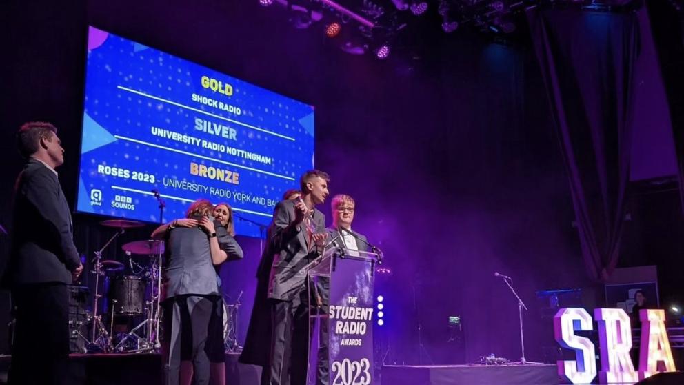 Shock Radio winning gold at SRAs