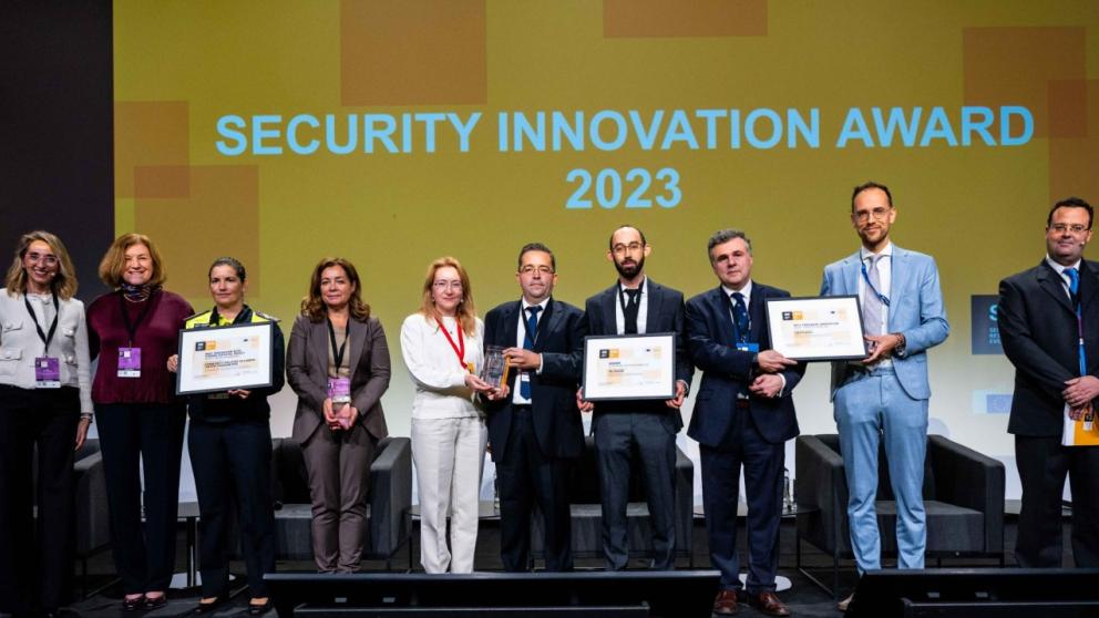 A line of team that won the 2023 Security Innovation Award