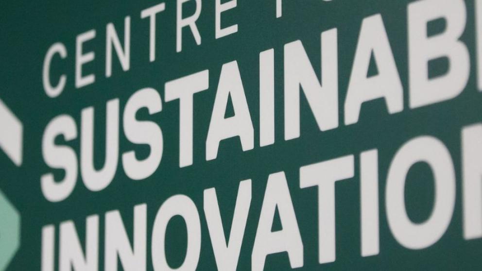 Centre for Sustainable Innovation wall graphic