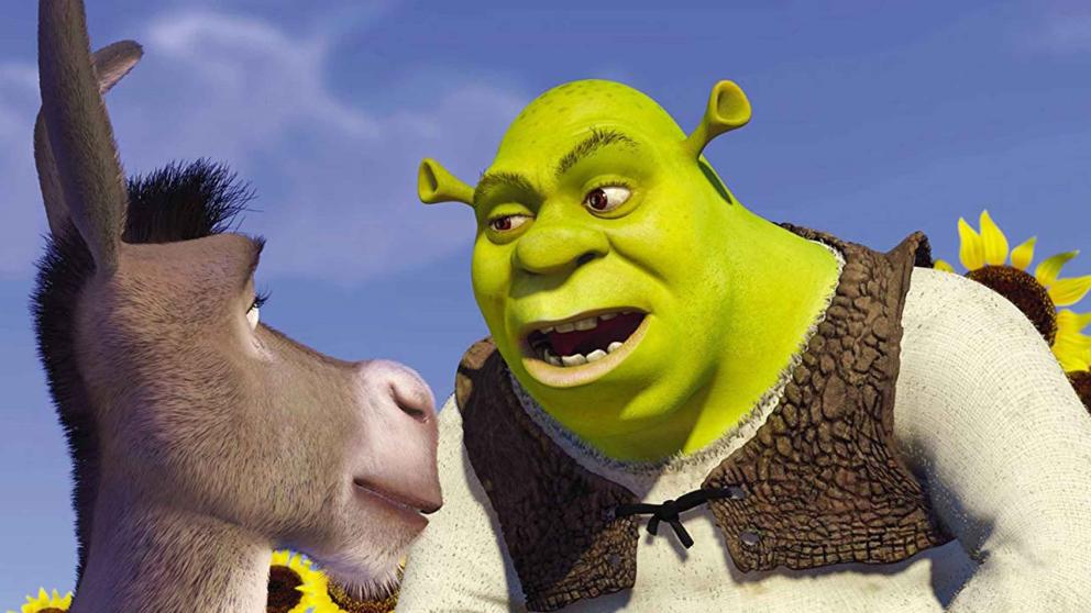 Shrek and Donkey from DreamWorks Animation's Shrek