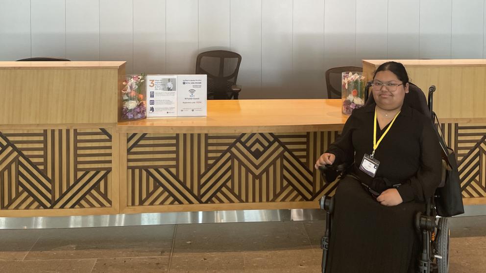 A picture of student Maariyah Kay in Abu Dhabi