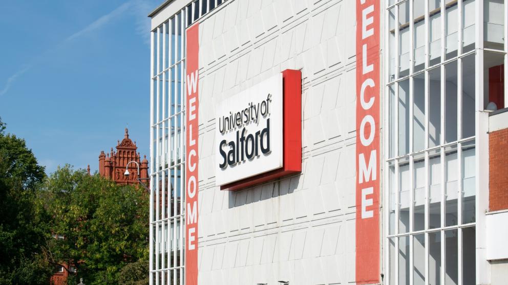 Maxwell Building exterior, University of Salford
