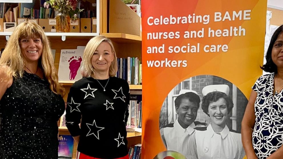 The EDI team at the RCN Black History Month conference