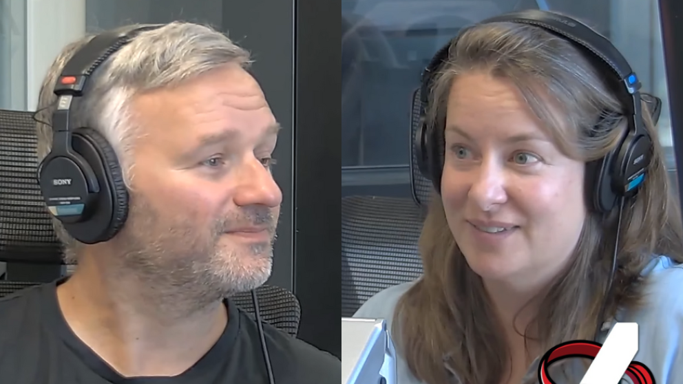 Mishka Henner on the left and Emily Speed on the right 