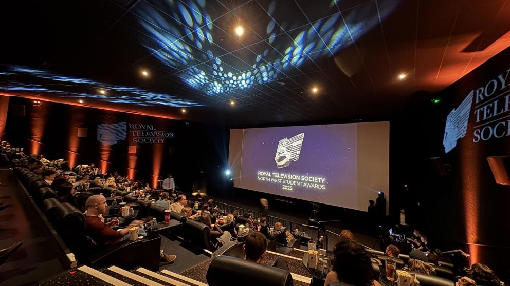 The auditorium at the RTS NW Student Awards 2025 in MediaCity
