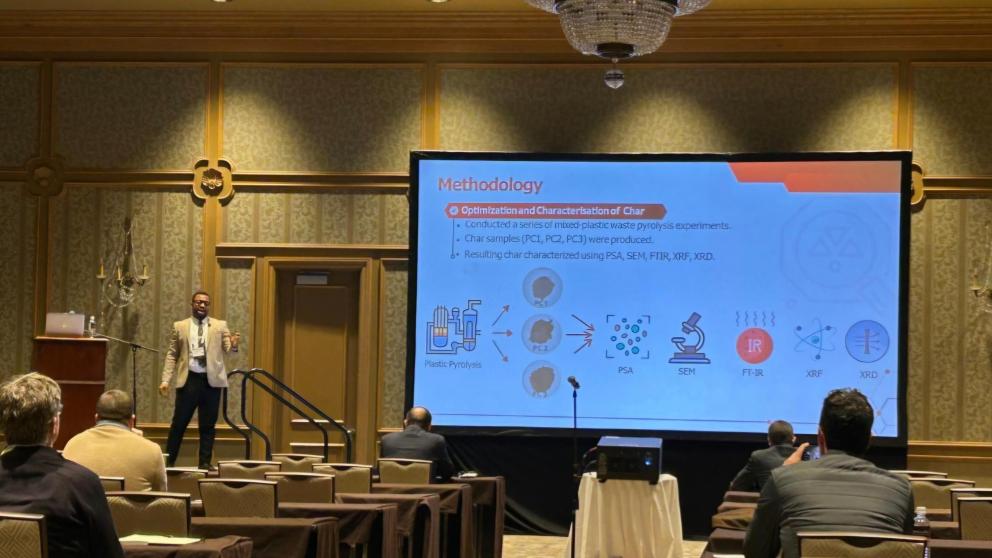 Jerome Anokwu at conference