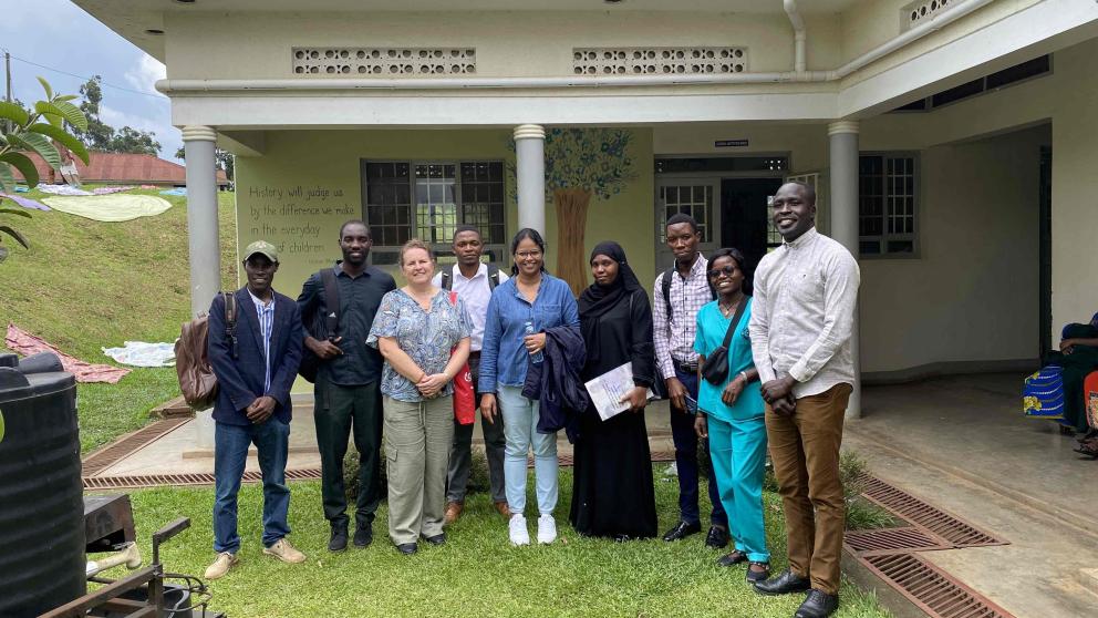 The team nominated for the Diabetes Nursing Awards 2025, pictured in Uganda