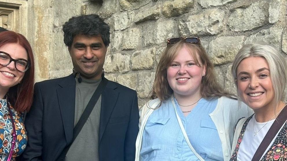 Salford staff and students attend annual commemoration service at Westminster Abbey