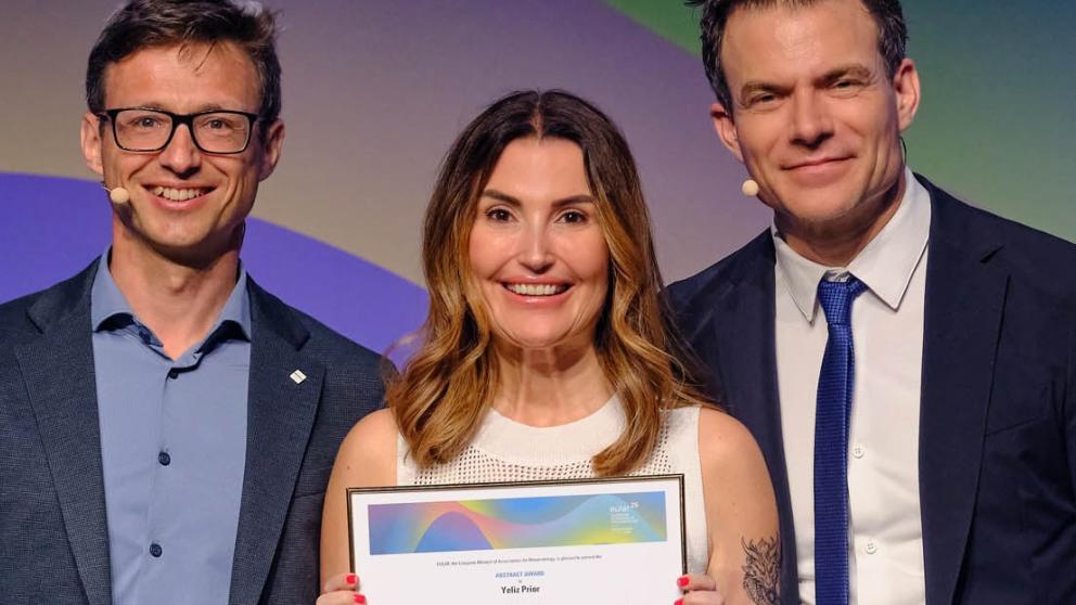 Professor Yeliz Prior receives abstract award at the EULAR 2025 Annual Congress