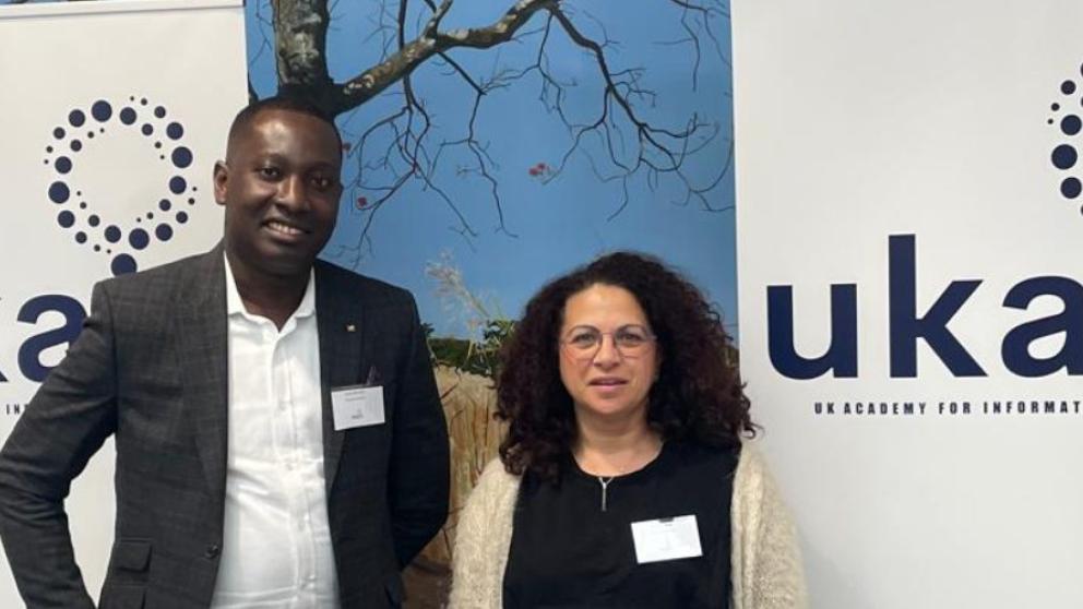 Ernest at a UKAIS event