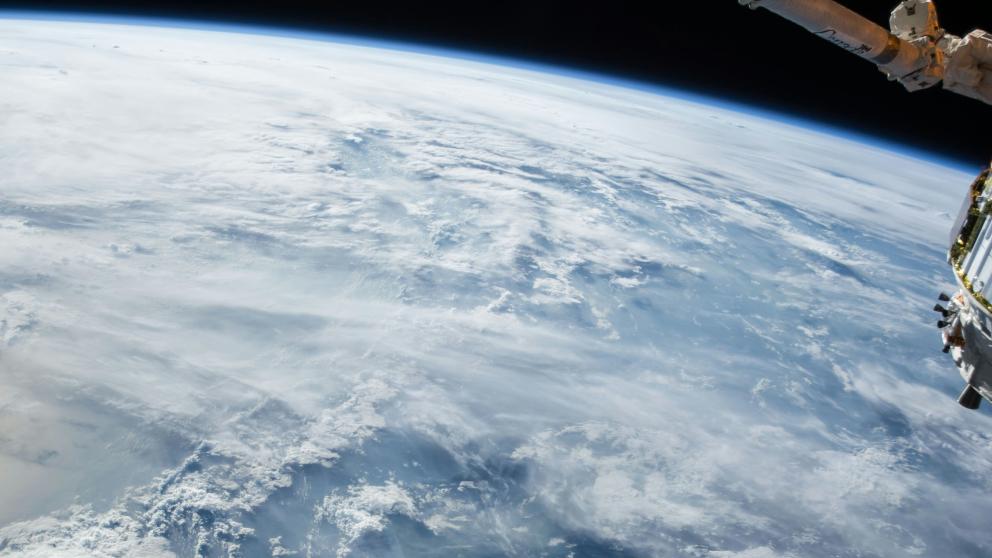 The Earth seen from outer space