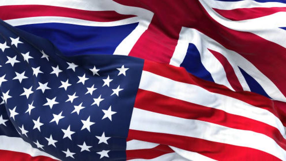 UK and US flags. Photo credit to iStock powered by Getty Images