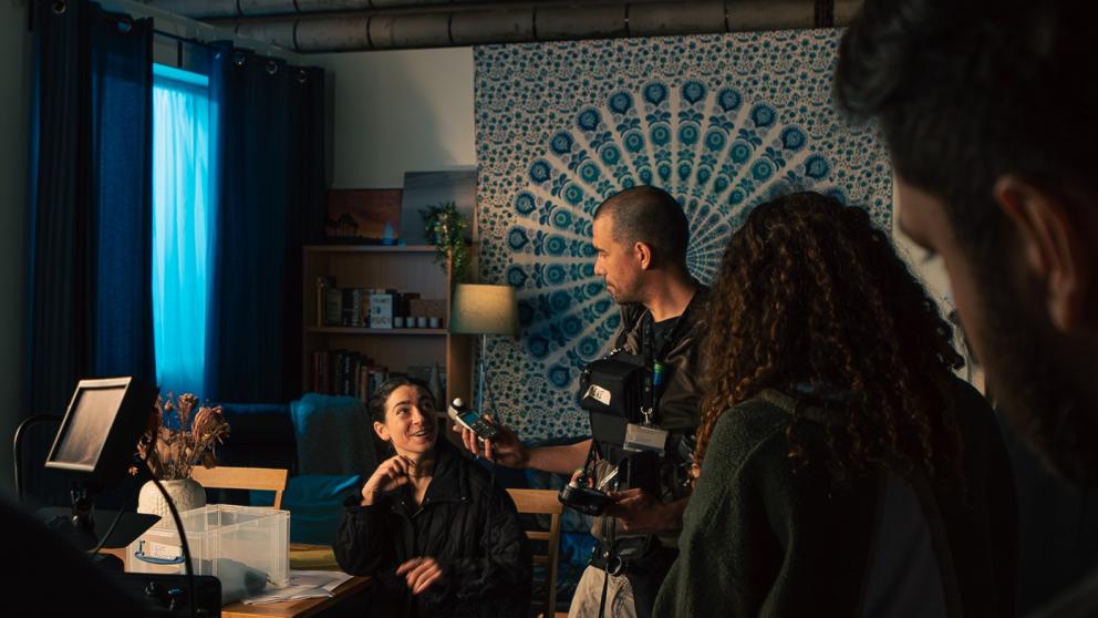 Laura Hilliard and Steven Wyatt at Newton Film Hub