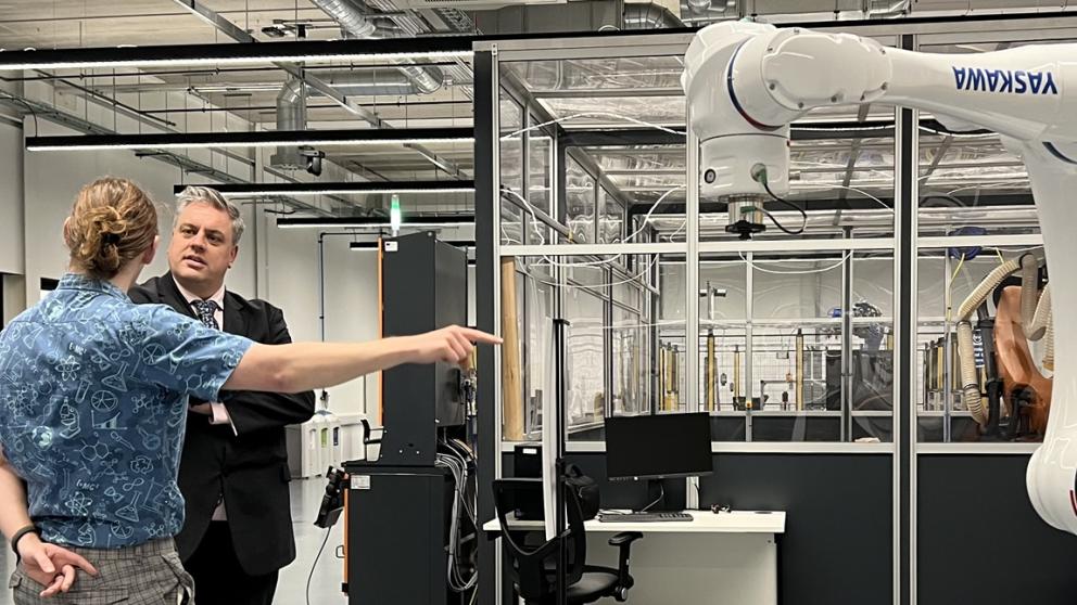 Minister NERIC visit