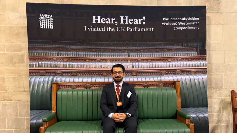 Ali Janjua at Parliament