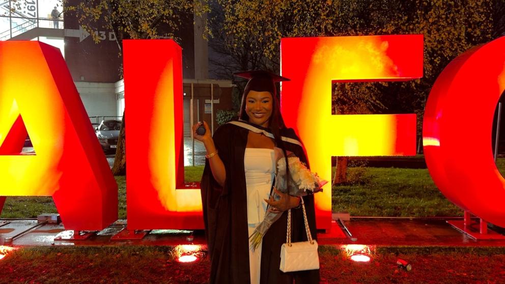 Naomi Overo, Salford MSc Digital Marketing graduate