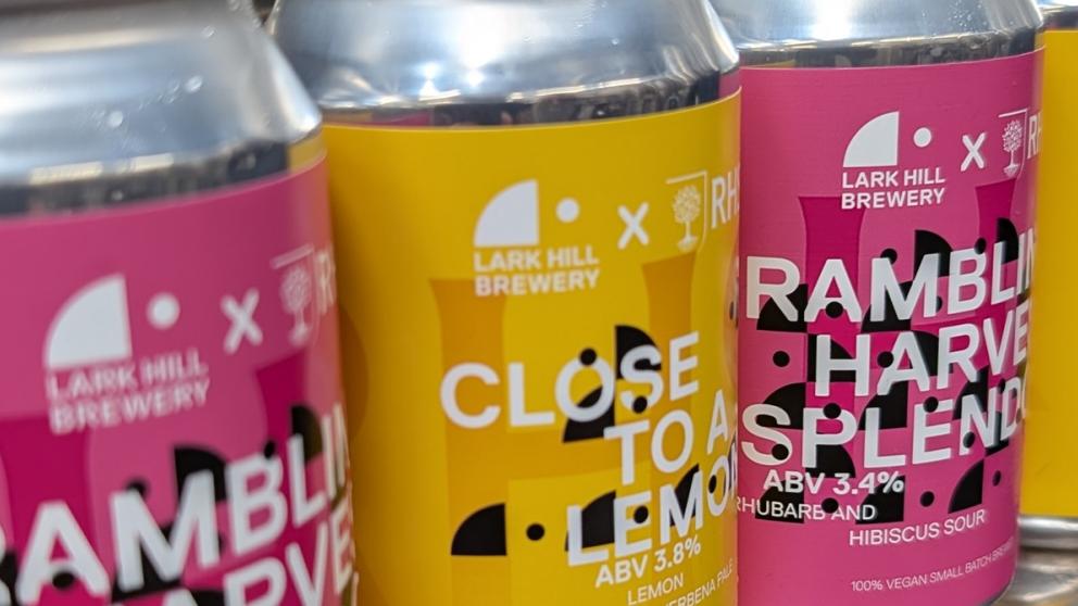 RHS beer created with Lark Hill Brewery
