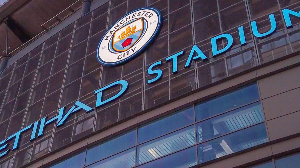 The exterior of the Etihad