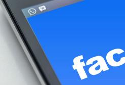 Facebook image on mobile device