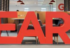 'Learn' sign within Clifford Whitworth Library