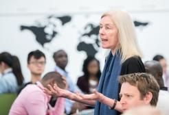 Students in a lecture