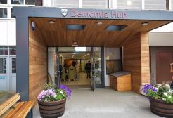Dementia Hub front entrance at the University of Salford