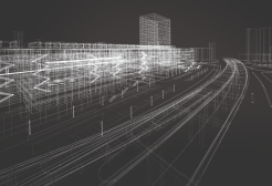 A virtual design of a building