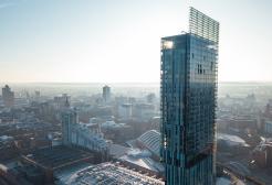 Beetham Tower and Manchester city centre skyline