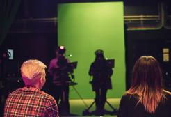 Media students filming