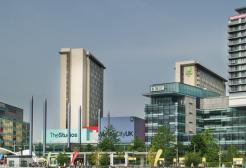 media city with canal 