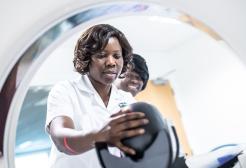 A radiography student at the University of Salford