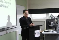 Nazir Afzal listening to students