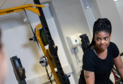 Sport Rehab Student in Strength & Conditioning Suite