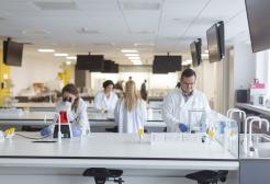 Megalab inside Cockcroft Building, University of Salford