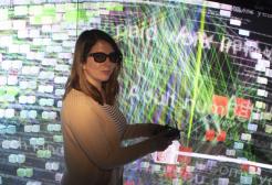 Member of staff in the Octave Laboratory at the University of Salford
