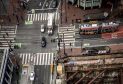 An overview of a road network