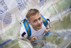 A student at Welcome Week